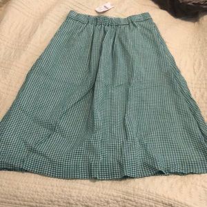 J crew pull on midi skirt